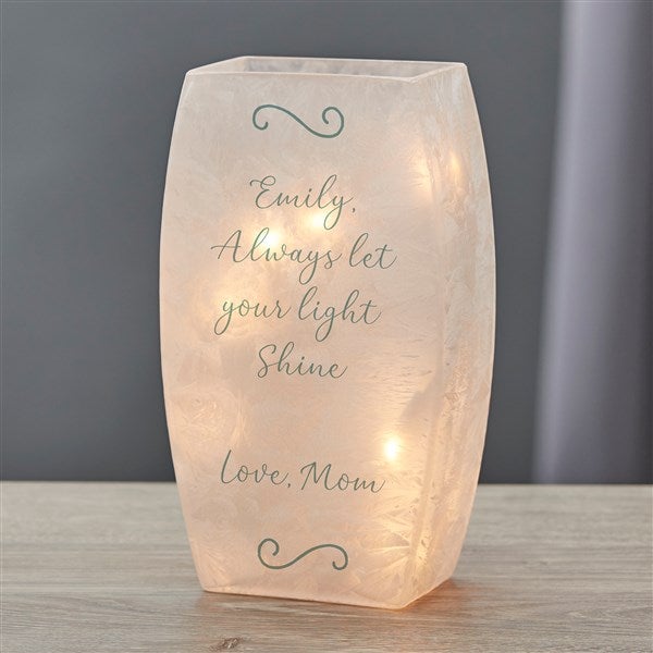 Write Your Own Message Personalized Frosted Tabletop Light - 36823