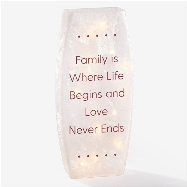 Write Your Own Message Personalized Frosted Tabletop Light - 36823