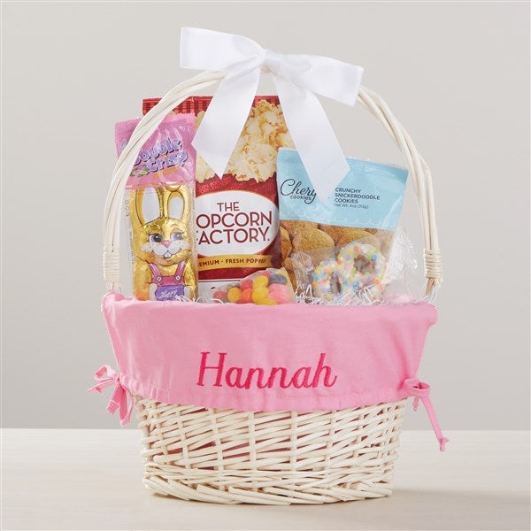 Personalized Filled Easter Basket & Treats Gift Set - 36869