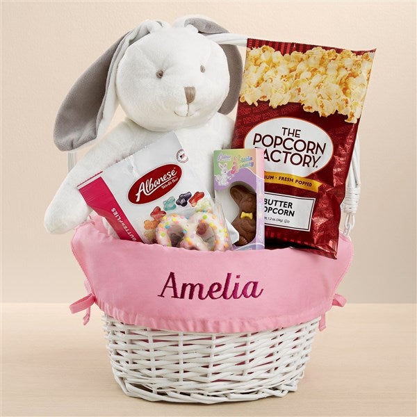 Personalized Filled Easter Basket & Treats Gift Set - 36869