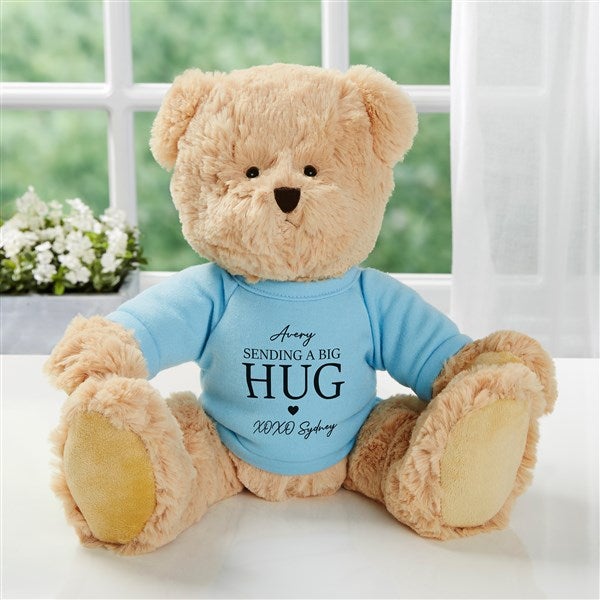 Sending Hugs Personalized Teddy Bear - 36923