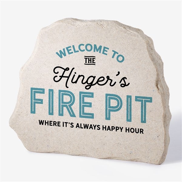 Welcome To... Personalized Standing Garden Stone - 36956