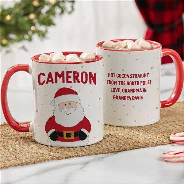 C&f Home 16oz Santa Cute Christmas Mug : Target