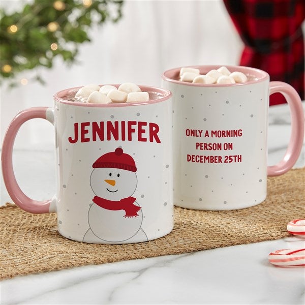 Personalized Christmas Coffee Mugs - Santa and Friends - 36982