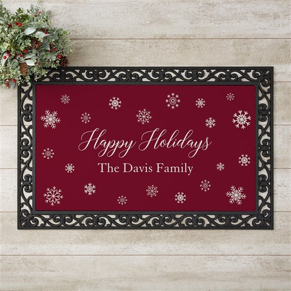 Personalized Christmas Doormat - Winter Wonderland - 37050
