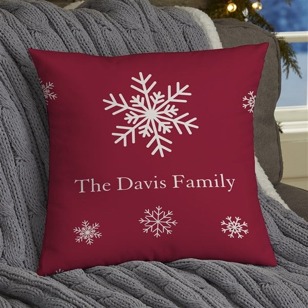 Personalized Throw Pillow - Winter Wonderland - 37051