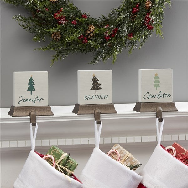 Personalized Stocking Holder - Christmas Aspen - 37064