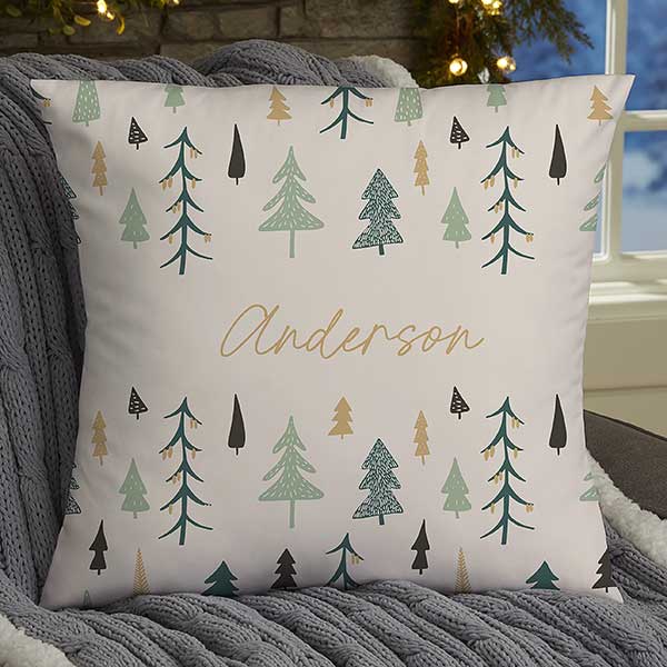 Christmas Aspen Personalized 18" Throw Pillow