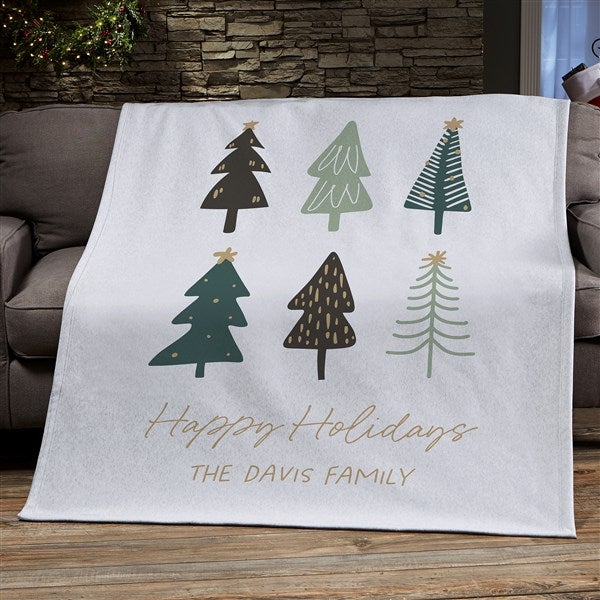 Personalized Blanket - Christmas Aspen - 37075