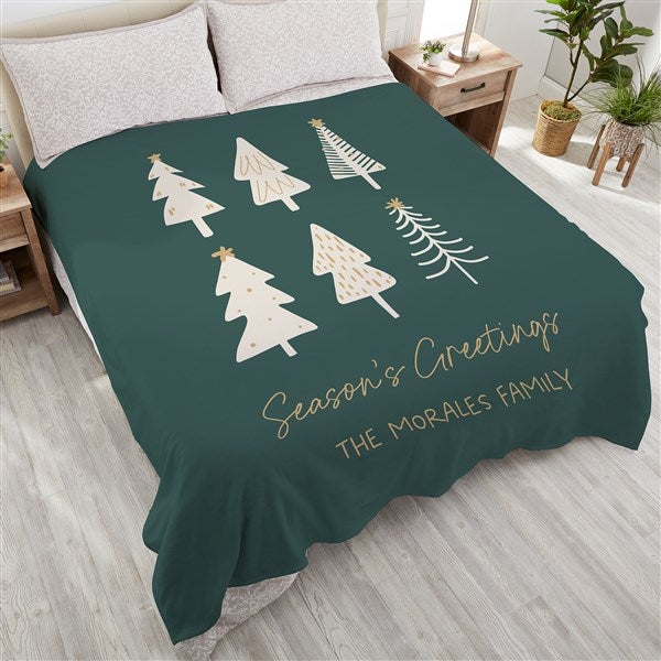 Personalized Blanket - Christmas Aspen - 37075