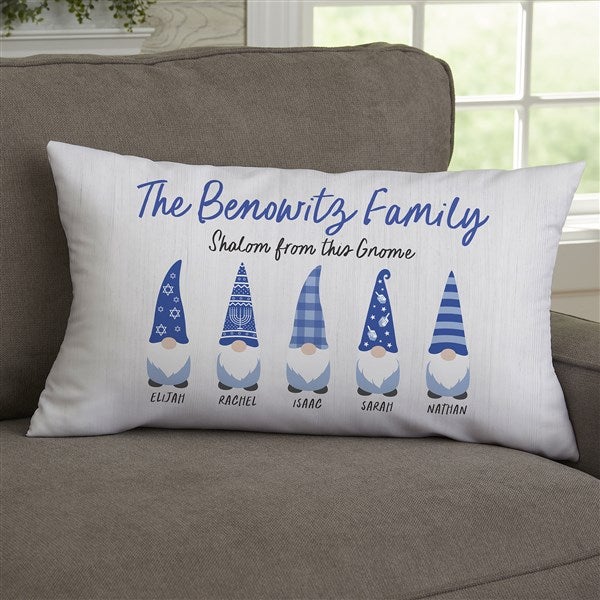 Personalized Throw Pillow - Hanukkah Gnome - 37101