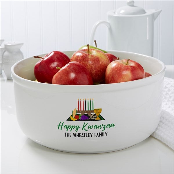 Kwanzaa Personalized Serving Bowl  - 37105