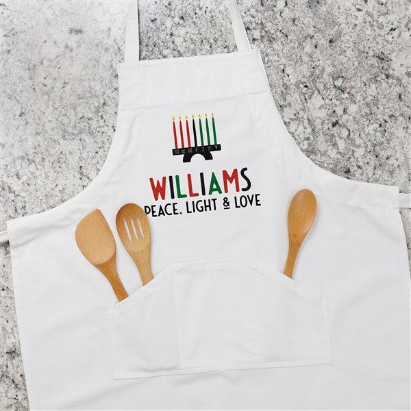 Kwanzaa Personalized Apron & Potholder  - 37107
