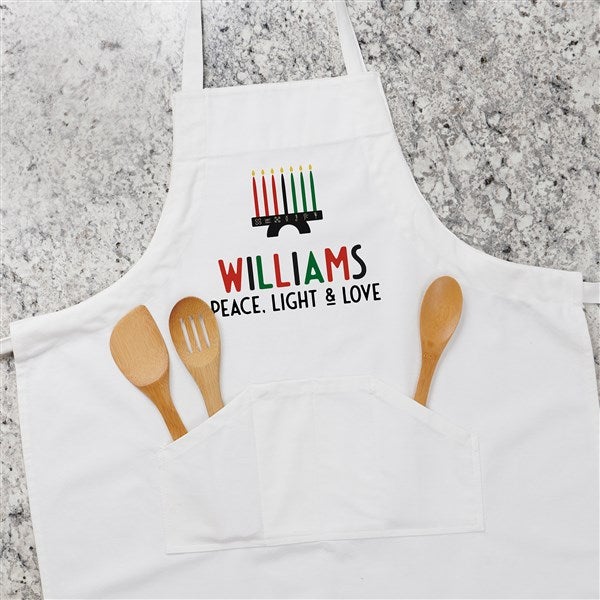 Kwanzaa Personalized Apron & Potholder  - 37107