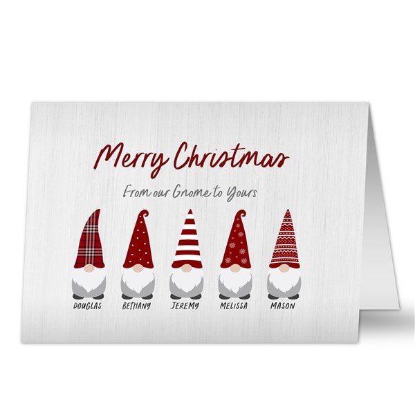 Merry & Bright Personalized Christmas Card Photo Album or Guest