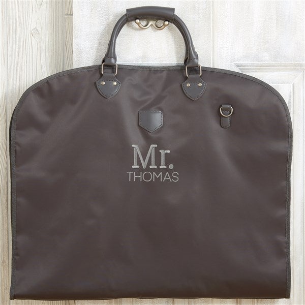 Stamped Elegance Water Resistant Embroidered Garment Bag