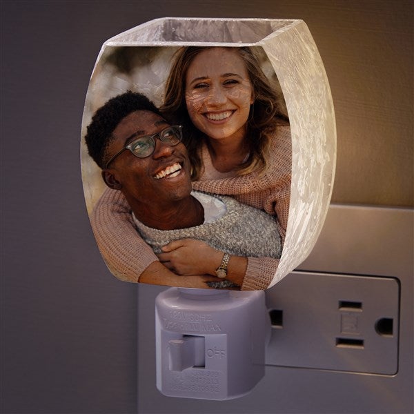 Romantic Photo Personalized Frosted Night Light  - 37133