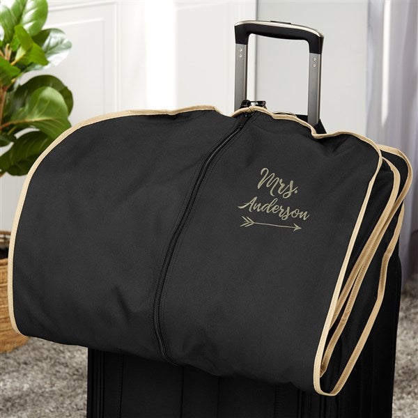 Mr. & Mrs. Embroidered Deluxe Garment Bag  - 37134