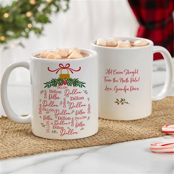 Merry Name Personalized Coffee Mugs  - 37154