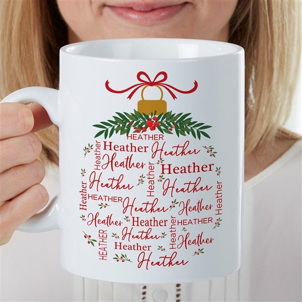 Merry Name Personalized 30 oz. Oversized Coffee Mug  - 37155