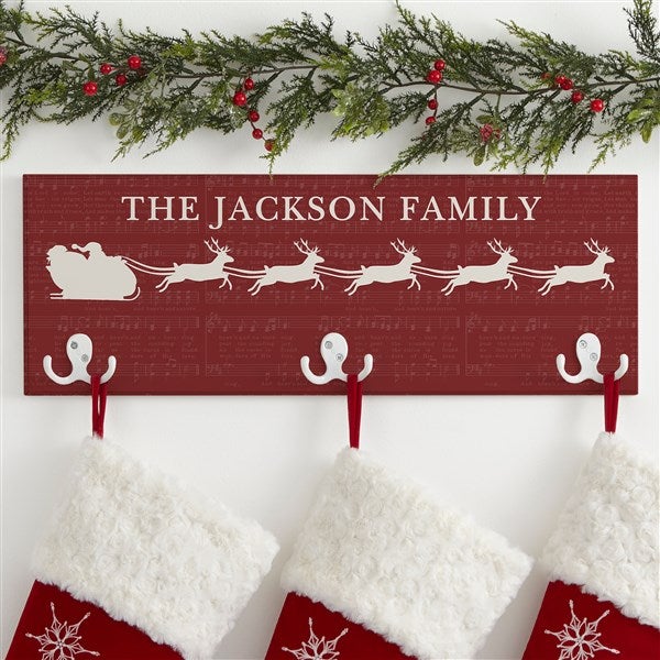 Personalized Christmas Stocking Hook - 3 Hooks - Nostalgic Noel - 37165