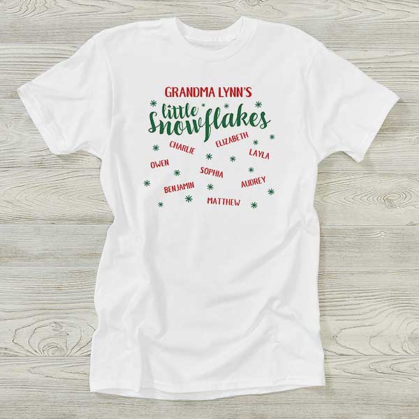Personalized Ladies Shirts - My Little Snowflakes - 37166