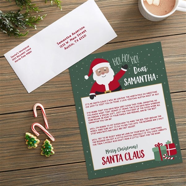 Santa Character Personalized Letter From Santa - 37171