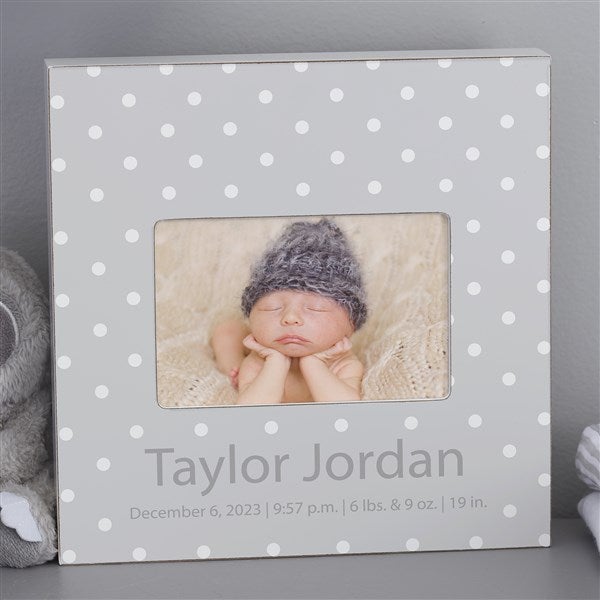 Sweet Baby Personalized 4x6 Box Frame Horizontal