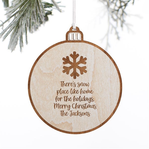 Choose Your Icon Personalized Wood Ornament  - 37204