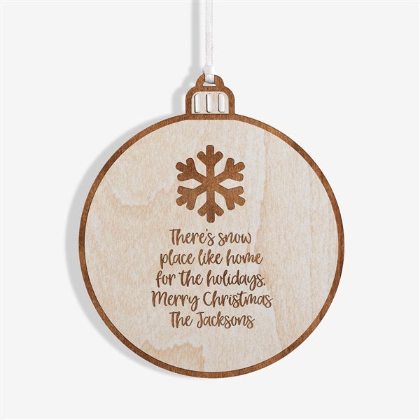 Choose Your Icon Personalized Wood Ornament  - 37204