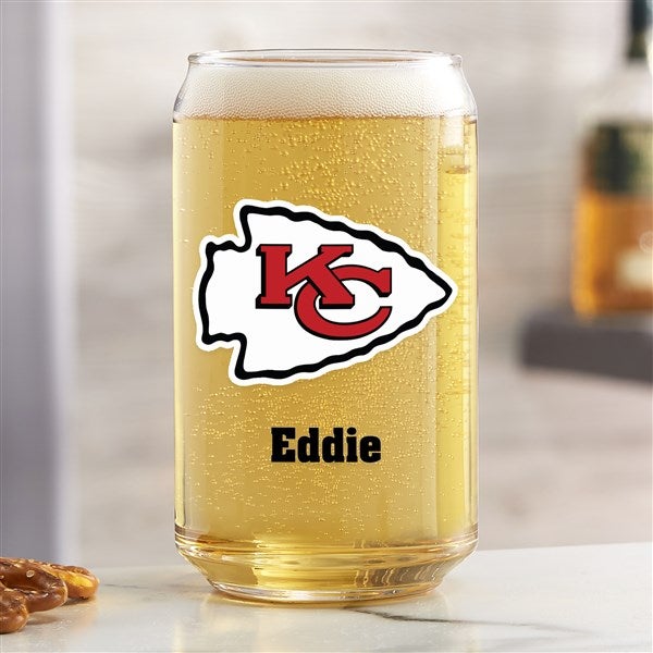 NFL Kansas City Chiefs Personalized Printed Beer Can Glass  - 37243
