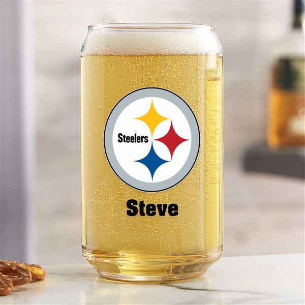 NFL Pittsburgh Steelers Personalized Printed Beer Can Glass  - 37267