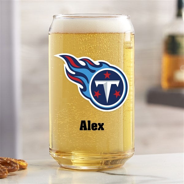 NFL Tennessee Titans Personalized Printed Beer Can Glass  - 37271