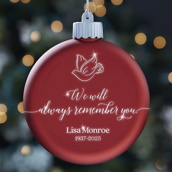 Personalized Light Up Memorial Ornament - Remember You - 37301