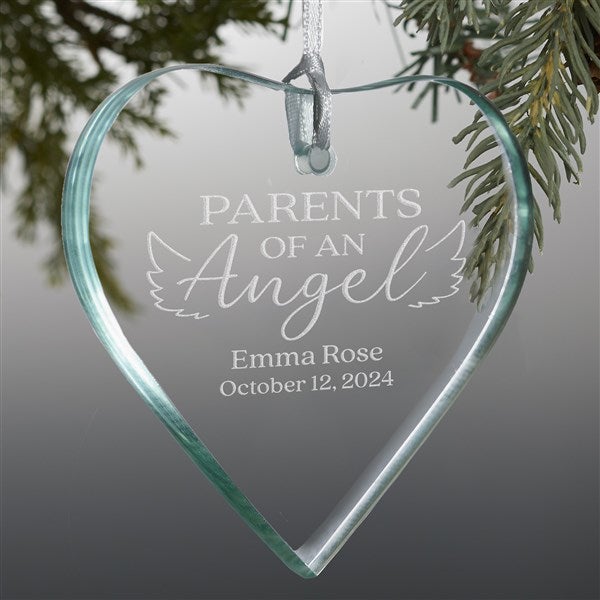Personalized Child Memorial Ornament - Parents of an Angel - 37335