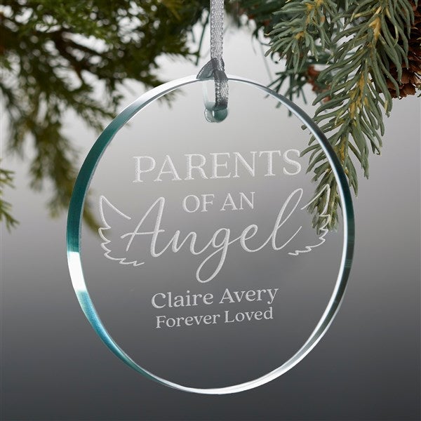Personalized Kids Memorial Ornament - Parents of an Angel - 37336