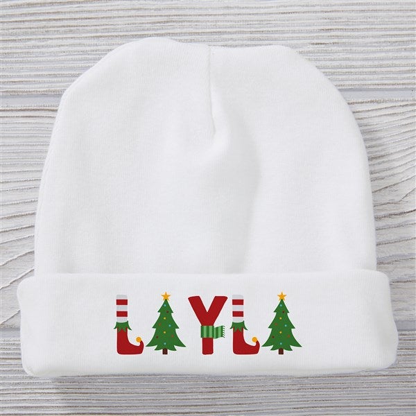 Joys of Christmas Personalized Baby Hat - 37352