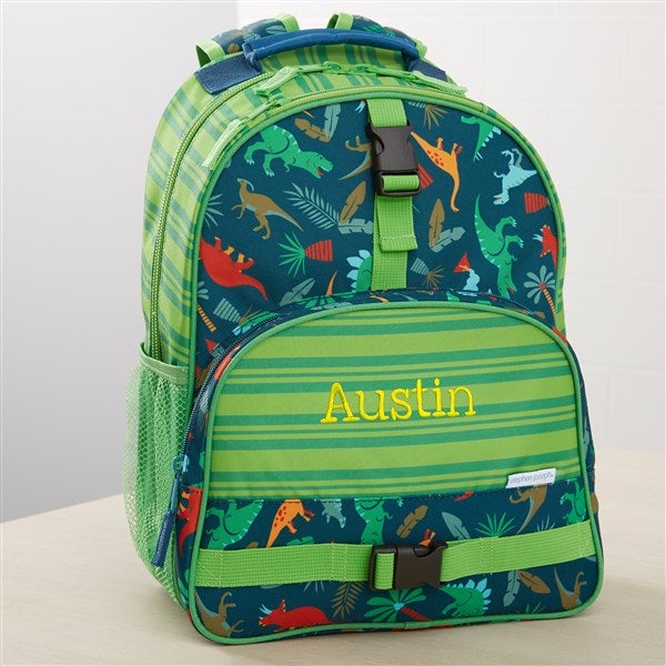 Dino Embroidered All Over Print Backpack