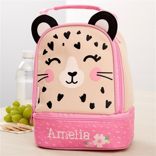 Personalized Kids Lunch Bags - Leopard - 37371