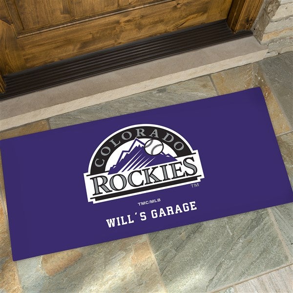MLB Colorado Rockies Personalized Doormats  - 37416
