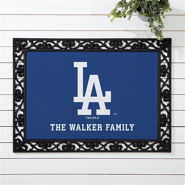 MLB Los Angeles Dodgers Personalized Doormats  - 37420