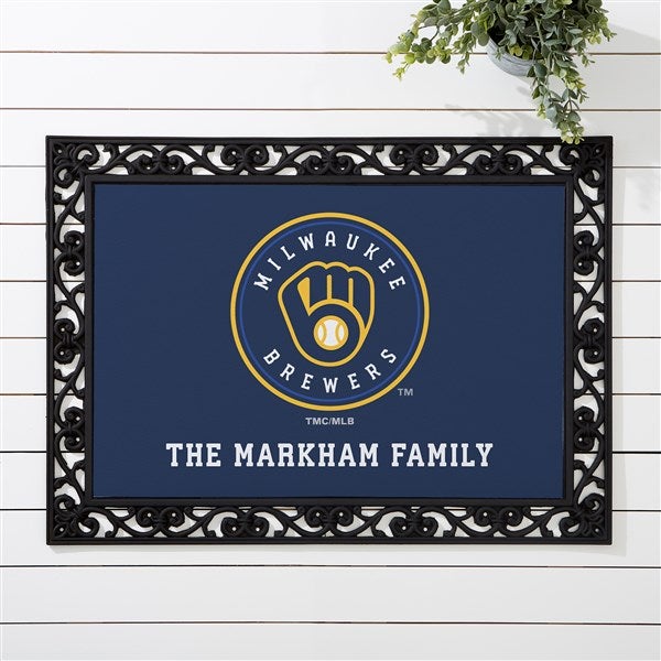 MLB Milwaukee Brewers Personalized Doormats  - 37422