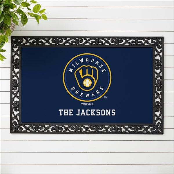 MLB Milwaukee Brewers Personalized Doormats  - 37422