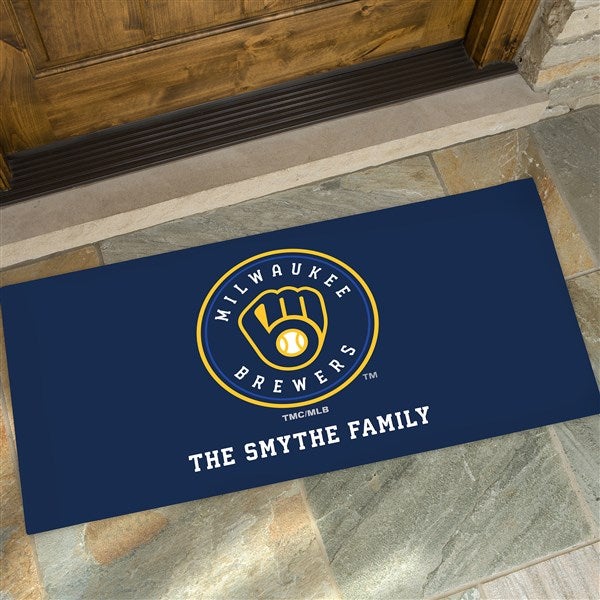 MLB Milwaukee Brewers Personalized Doormats  - 37422