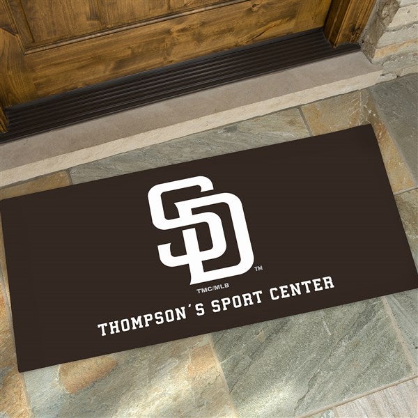 MLB San Diego Padres Personalized Doormats  - 37429