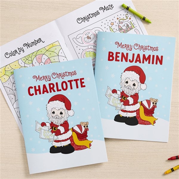 Precious Moments Merry Christmas Personalized Coloring Book  - 37472