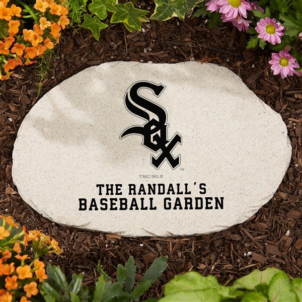 MLB Chicago White Sox Personalized Round Garden Stone  - 37509
