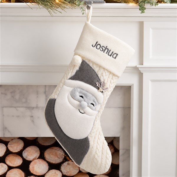 Winter Bliss Embroidered Christmas Stockings  - 37526