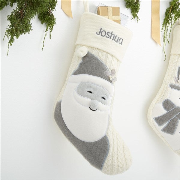Winter Bliss Embroidered Christmas Stockings  - 37526