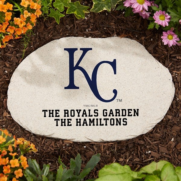 MLB Kansas City Royals Personalized Round Garden Stone  - 37537